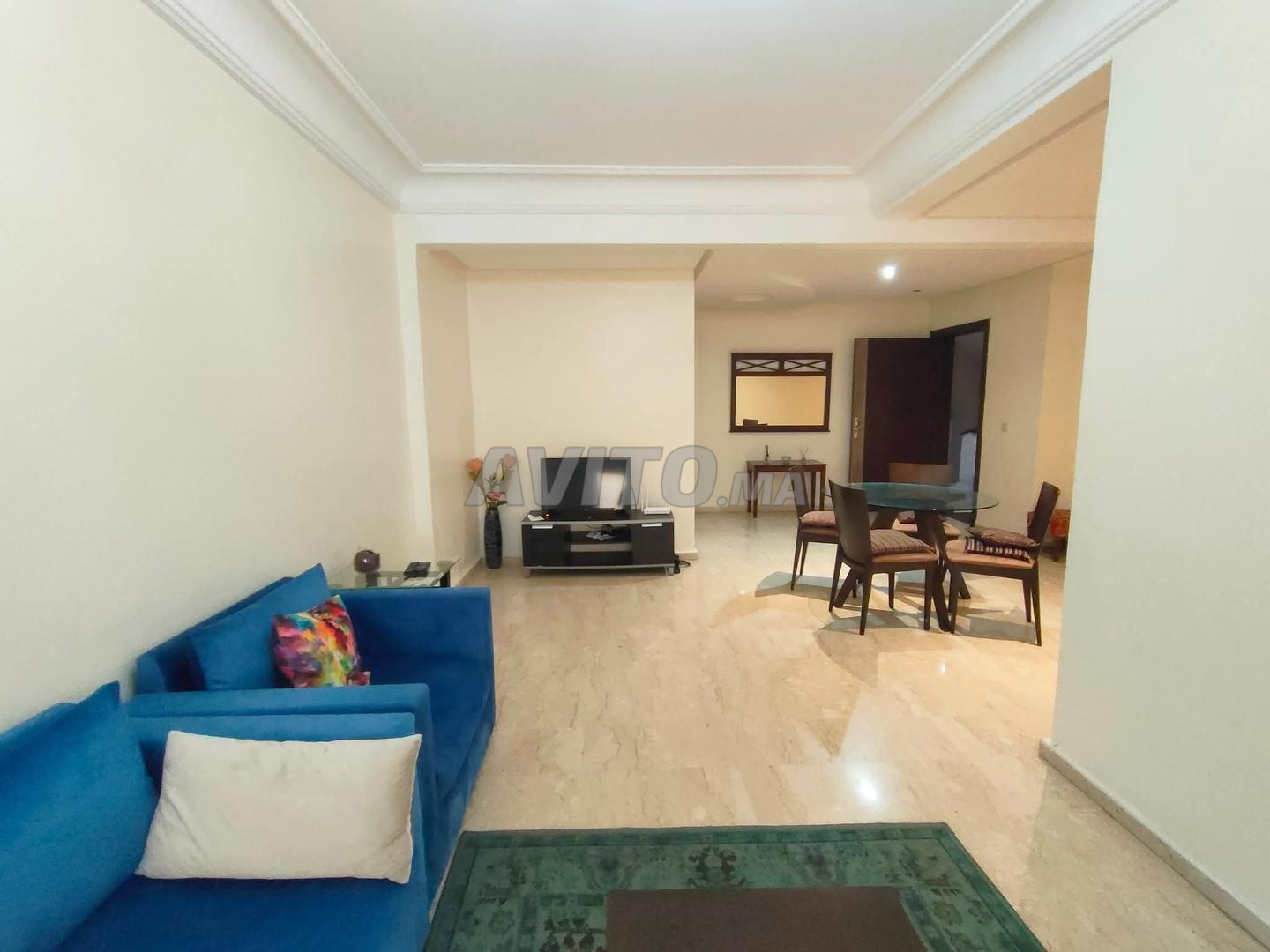 Appartement meublé 121 m² à louer à Casablanca Maarif — Photo 8