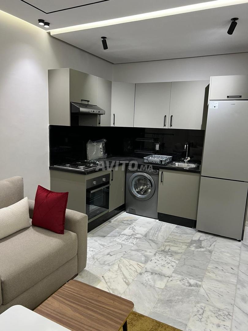 Appartement studio meublé à louer 75m² à Casablanca Oasis — Photo 7