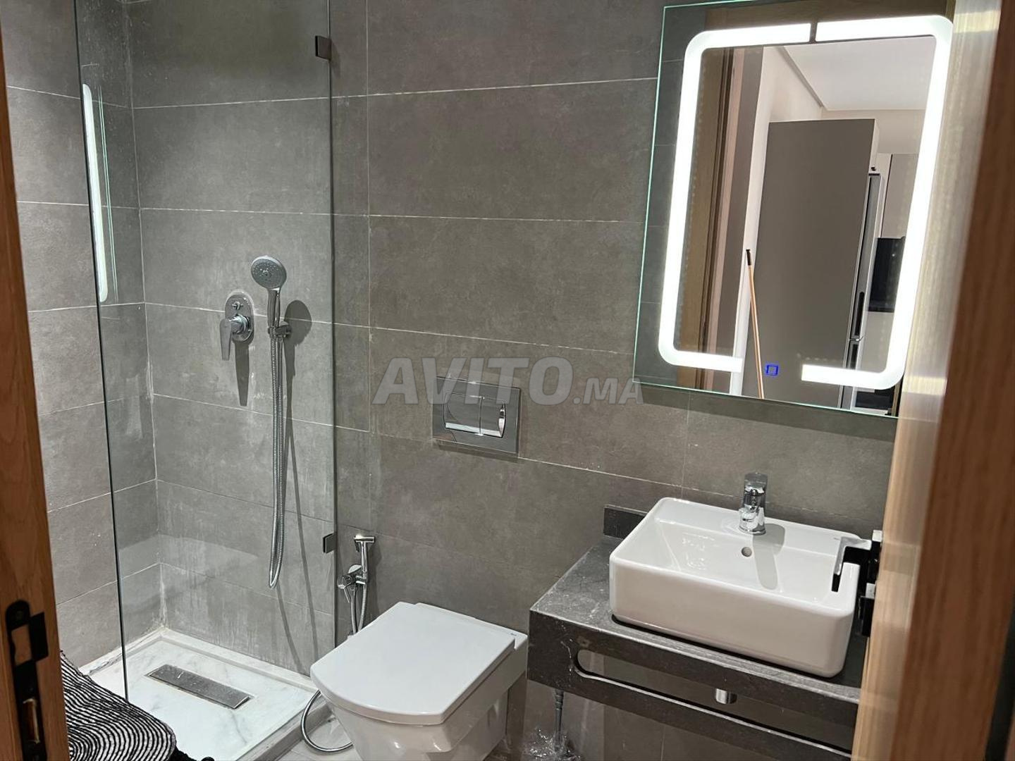 Appartement studio meublé à louer 75m² à Casablanca Oasis — Photo 9