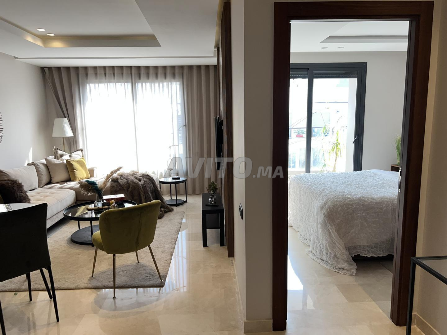 Studio meublé 59 m² à louer à Casablanca Oasis — Photo 5