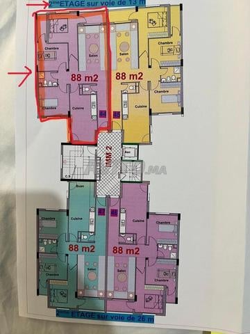 Appartement 88 m² à vendre à Tanger (Hay Hassani) — Photo 10