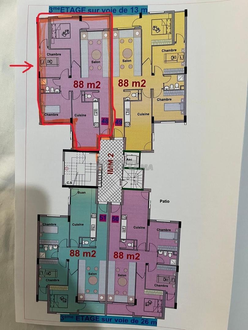Appartement 88 m² à vendre à Tanger (Hay Hassani) — Photo 11