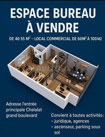 Bureau 55 m² à vendre à Tit Mellil — Photo 2