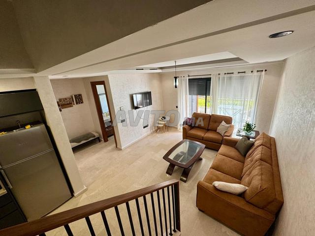 Furnished duplex 82m² for rent in Bouskoura, Ville Verte — Photo 3