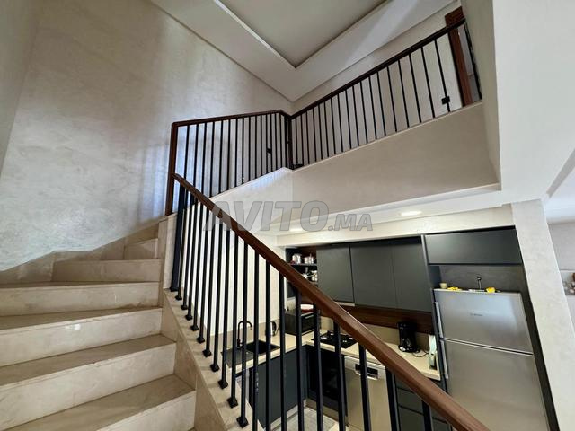 Furnished duplex 82m² for rent in Bouskoura, Ville Verte — Photo 11