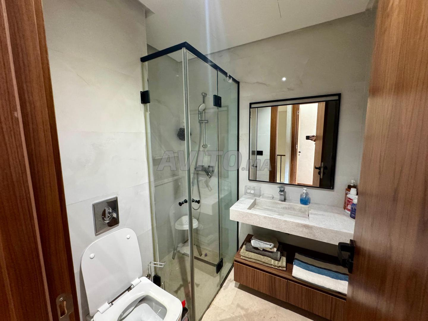 Furnished duplex 82m² for rent in Bouskoura, Ville Verte — Photo 14