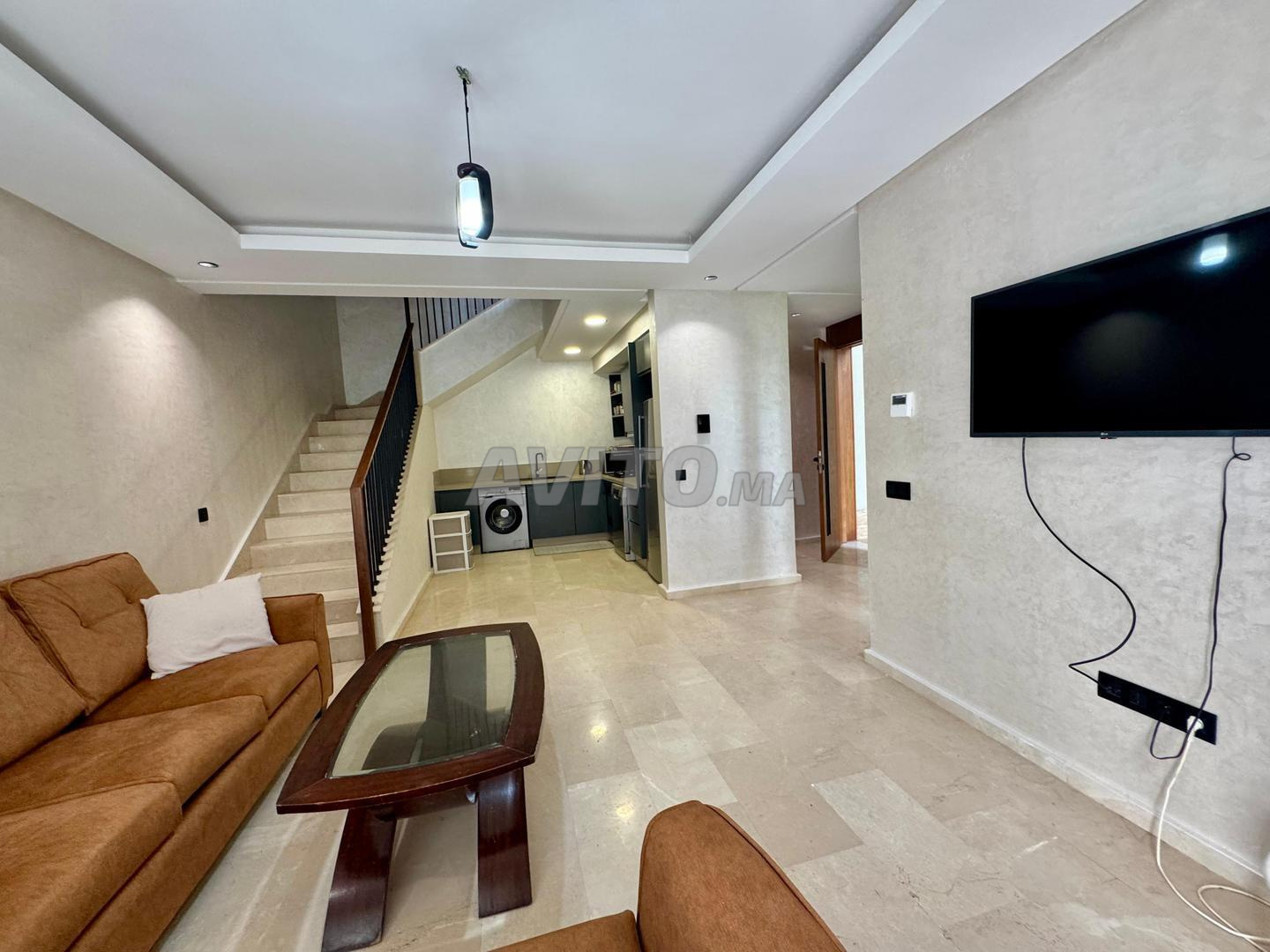 Furnished duplex 82m² for rent in Bouskoura, Ville Verte — Photo 18