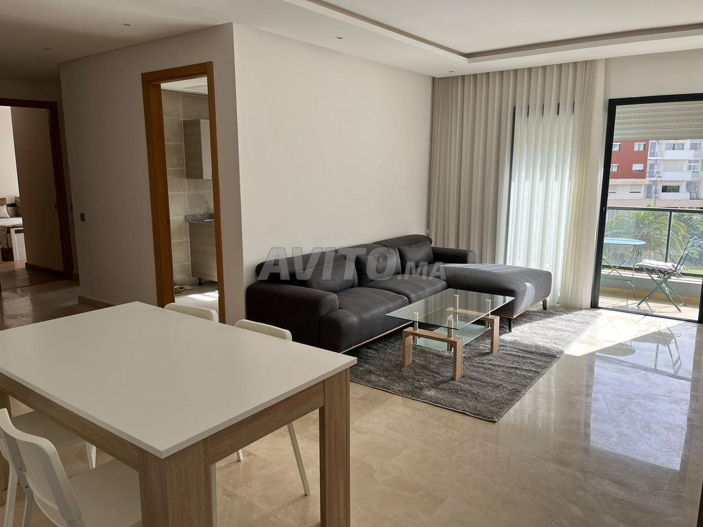 Furnished apartment 95 m² for rent in Rabat Hay Riad — Photo 5