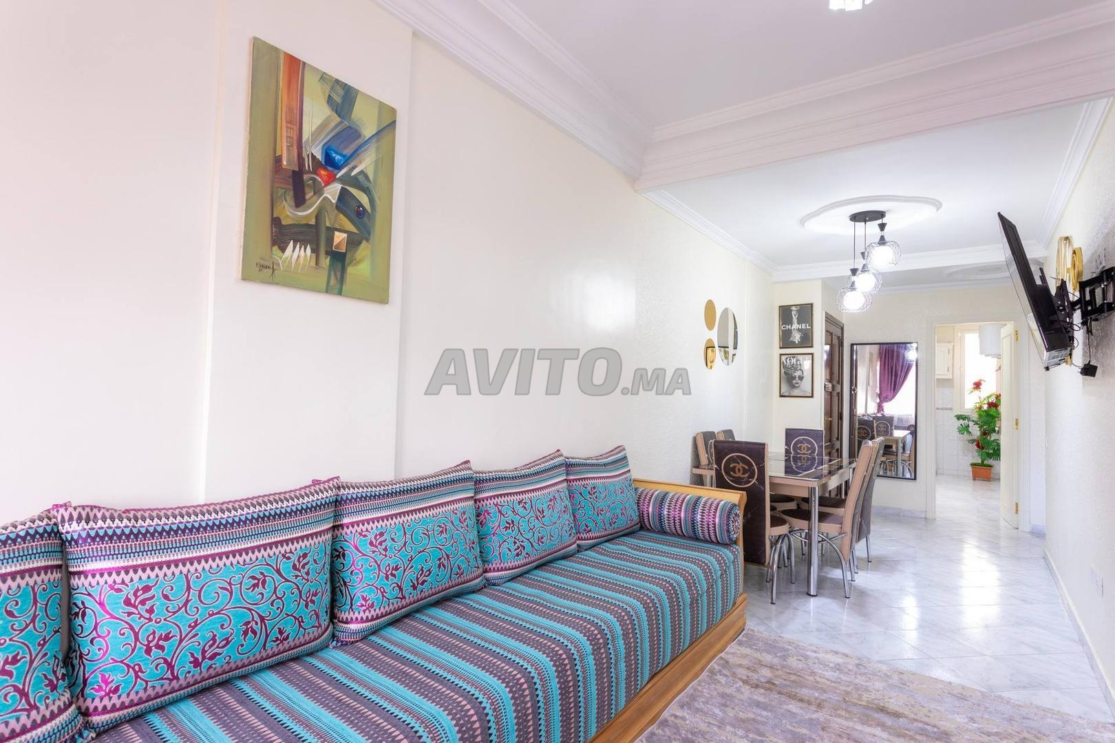 Appartement meublé 68m² à louer à Casablanca CentreVille — Photo 4