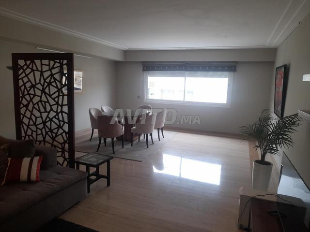 Appartement meublé 170m2 à louer à Casablanca Palmier — Photo 4