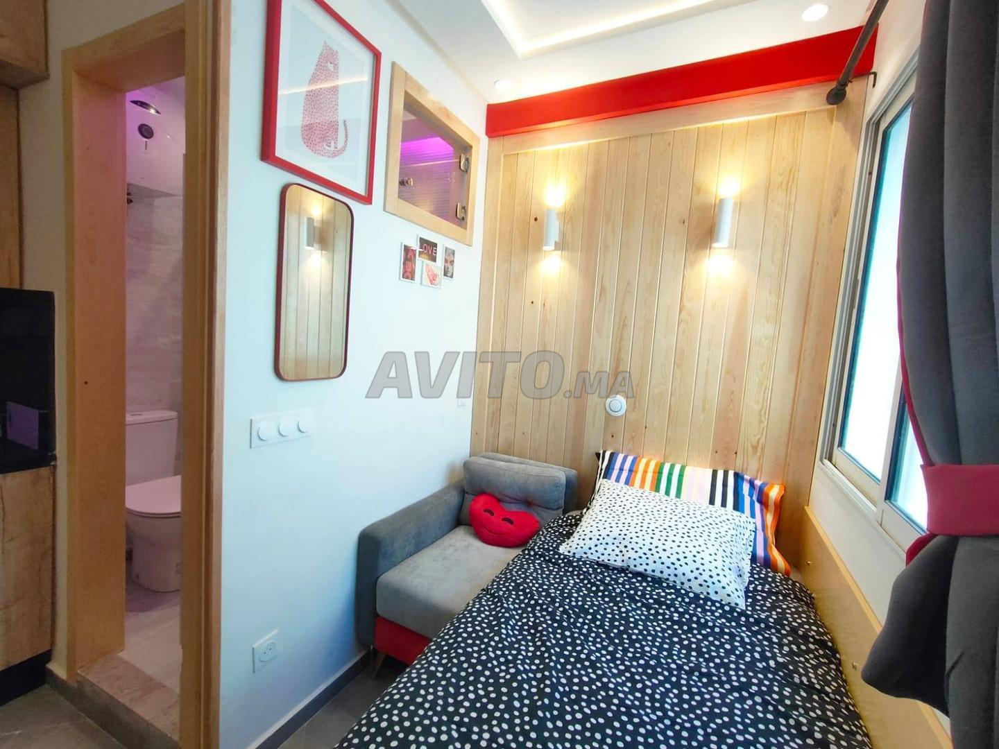 Furnished Studio 9 m² for rent in Casablanca, Anfa — Photo 11