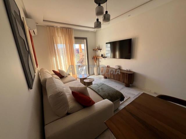 Appartement 62 m² meublé avec terrasse à louer à Marrakech Guéliz — Photo 4