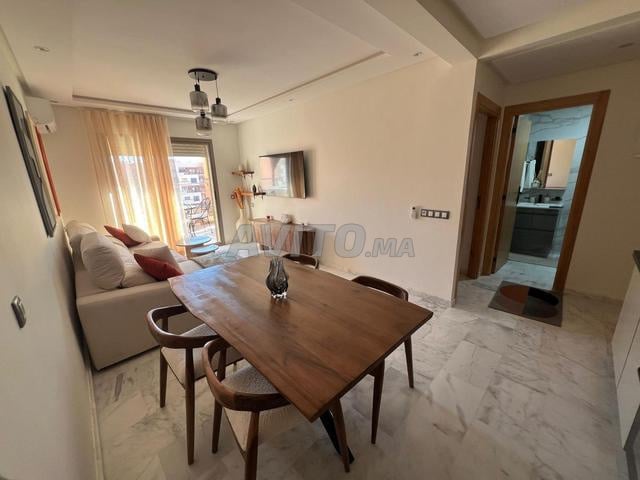 Appartement 62 m² meublé avec terrasse à louer à Marrakech Guéliz — Photo 6