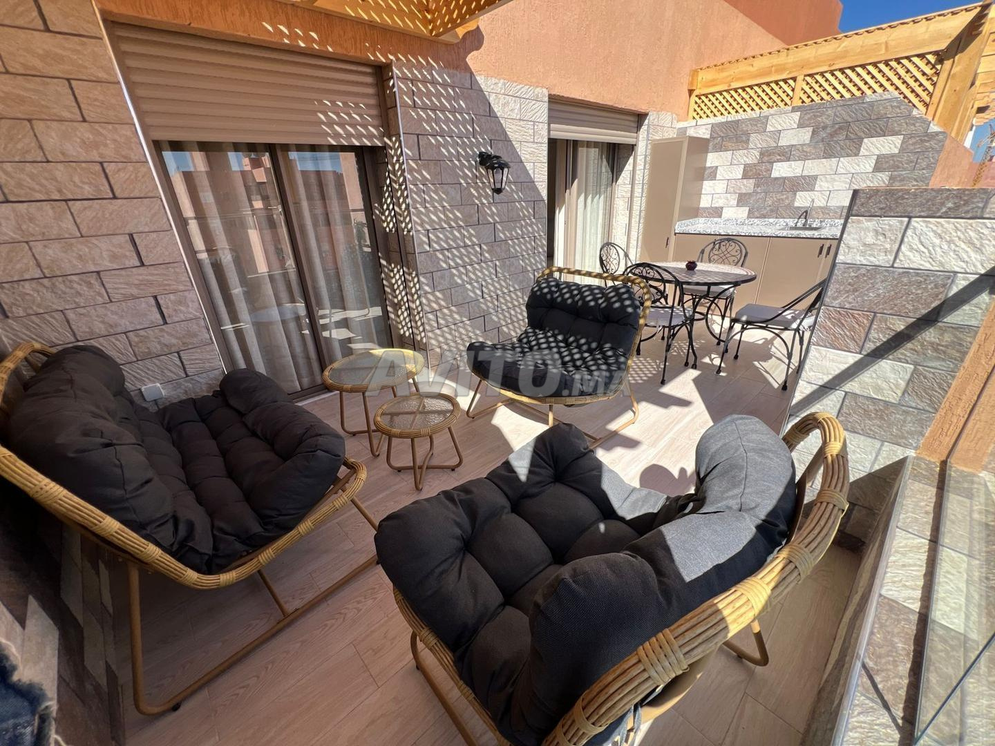 Appartement 62 m² meublé avec terrasse à louer à Marrakech Guéliz — Photo 27