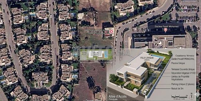 Terrain 878 m² à vendre à Casablanca – Bouskoura — Photo 3