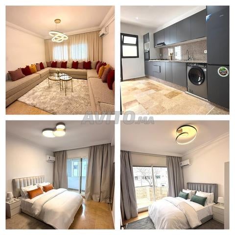 100m² Apartment for Rent in Rabat, Agdal 2 bedrooms terrace — Photo 2