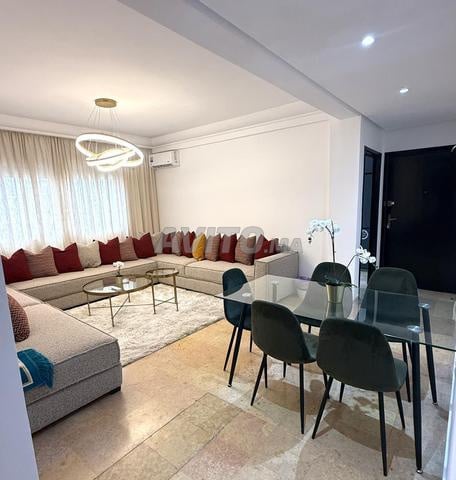 100m² Apartment for Rent in Rabat, Agdal 2 bedrooms terrace — Photo 6