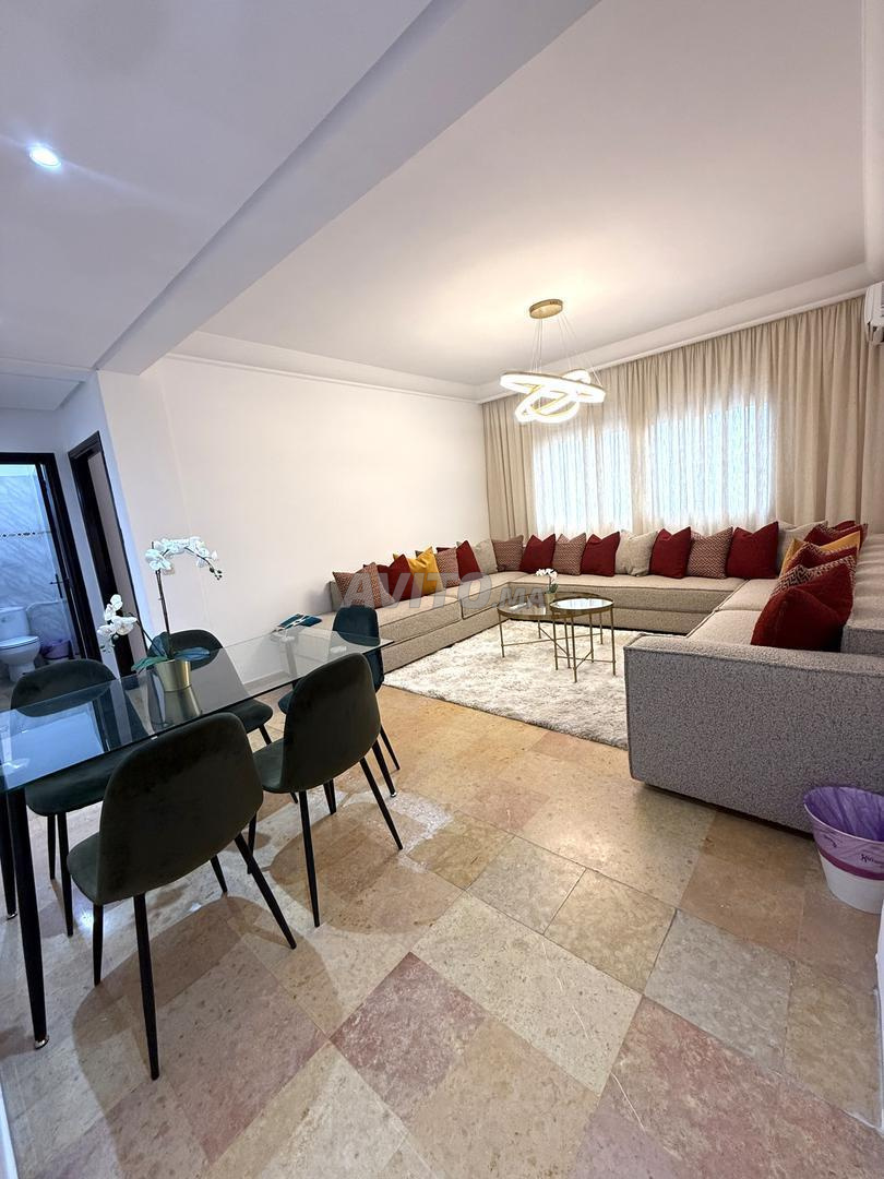 100m² Apartment for Rent in Rabat, Agdal 2 bedrooms terrace — Photo 3