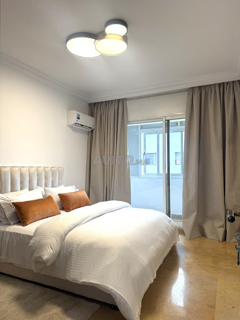 100m² Apartment for Rent in Rabat, Agdal 2 bedrooms terrace — Photo 9