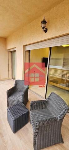 Chic furnished apartment with terrace for sale in Guéliz