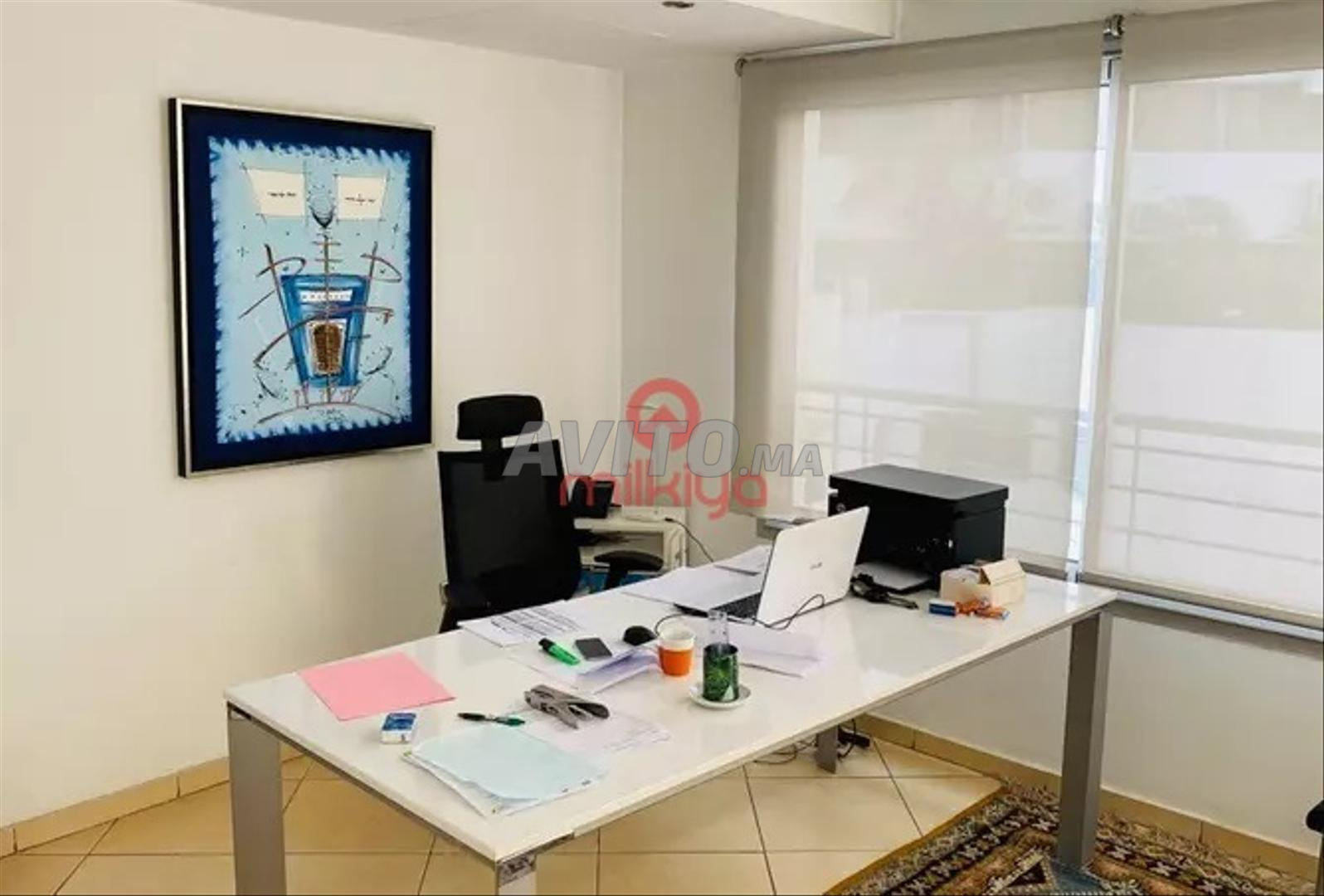 مكتب 123 م² للإيجار في الدار البيضاء — Photo 12