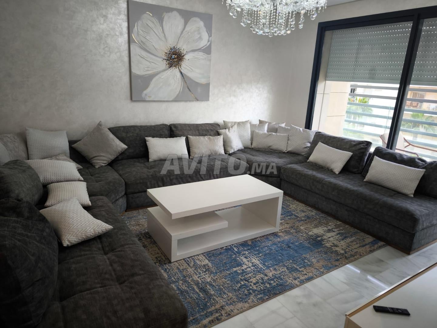 Appartement 100 m² à louer à Rabat (Riyad) — Photo 9