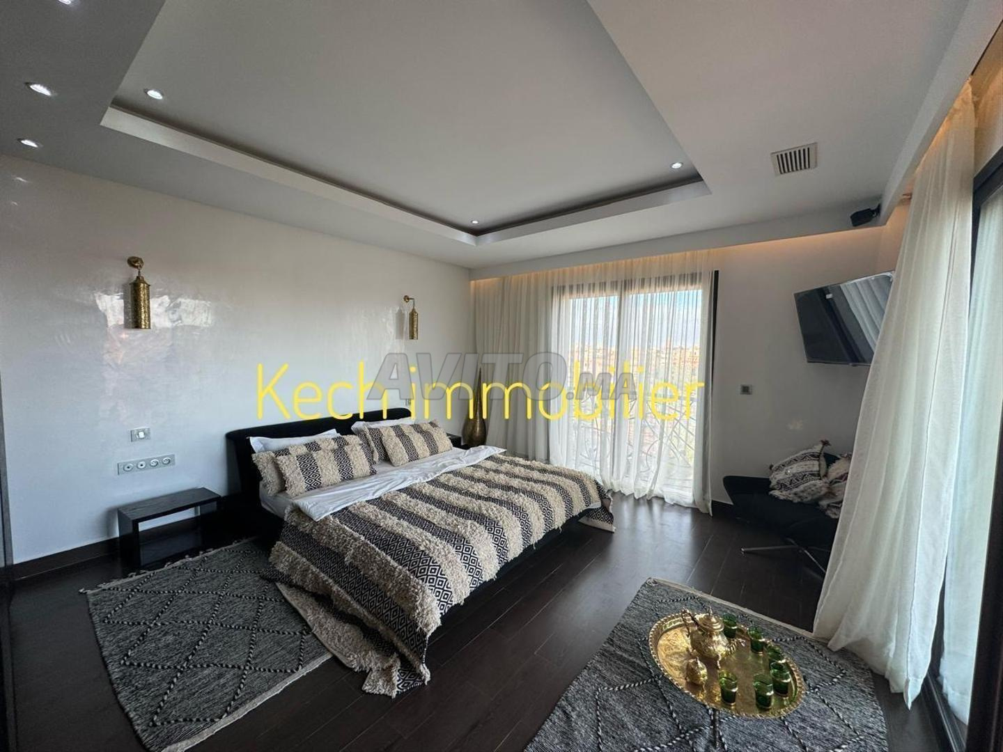 Appartement 1 chambre meublé avec terrasse à louer à Marrakech — Photo 11