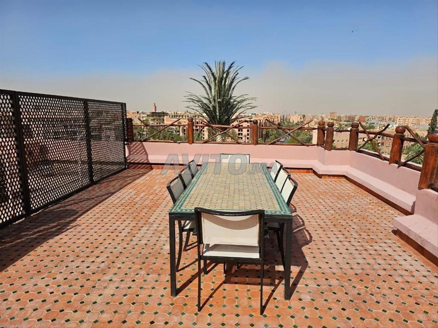 Appartement 1 chambre meublé avec terrasse à louer à Marrakech — Photo 15