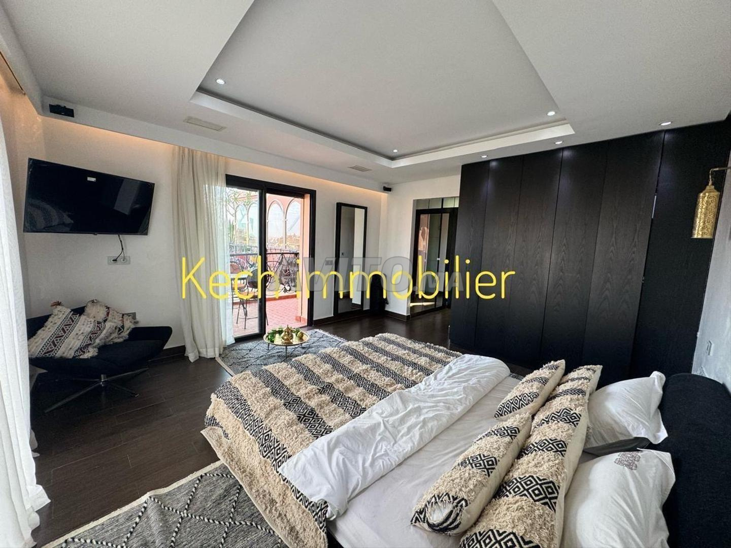 Appartement 1 chambre meublé avec terrasse à louer à Marrakech — Photo 17