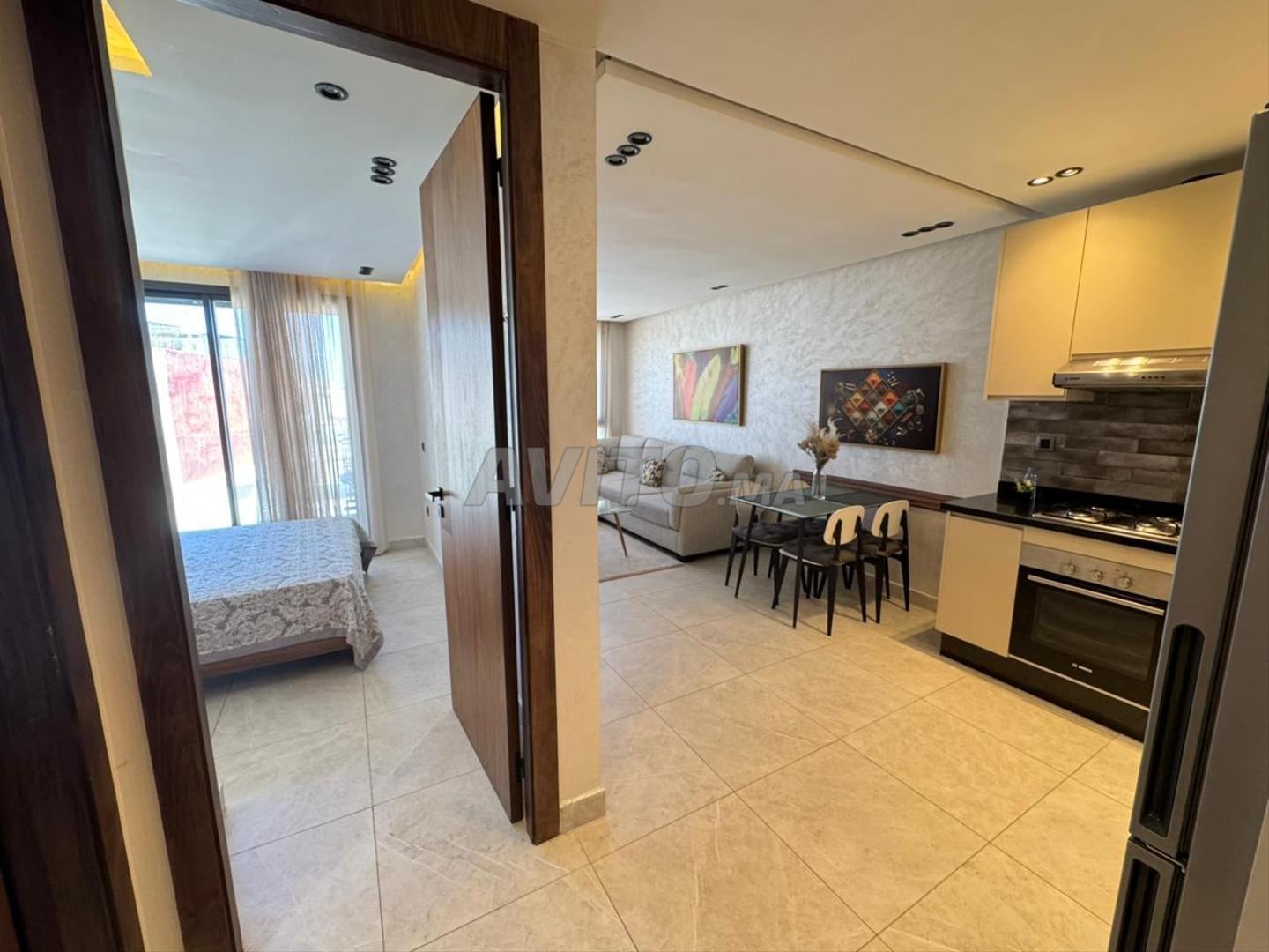 Furnished studio for rent in Casablanca Val Fleuri — Photo 21