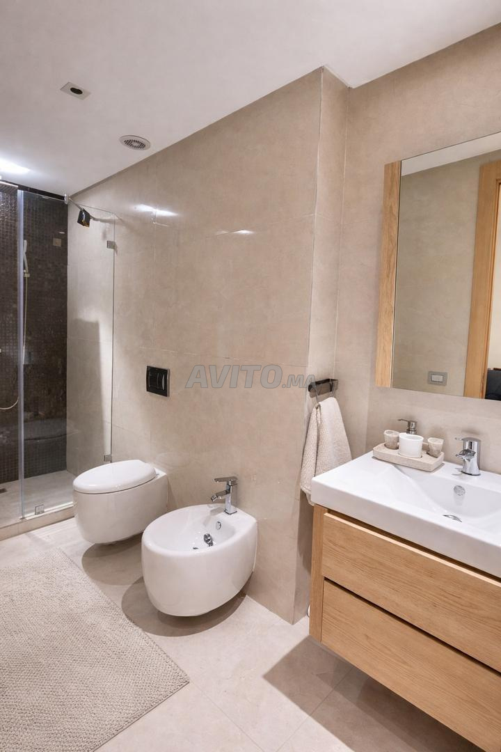 Furnished duplex 120 m² for rent in Casablanca, Ferme Bretonne — Photo 14