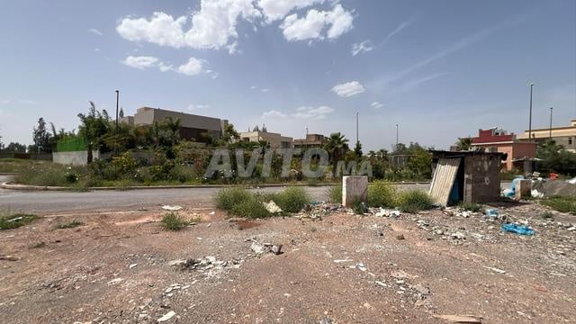 أرض للبيع 389 م² ثلاث واجهات في مراكش حي النخيل تارغا — Photo 8