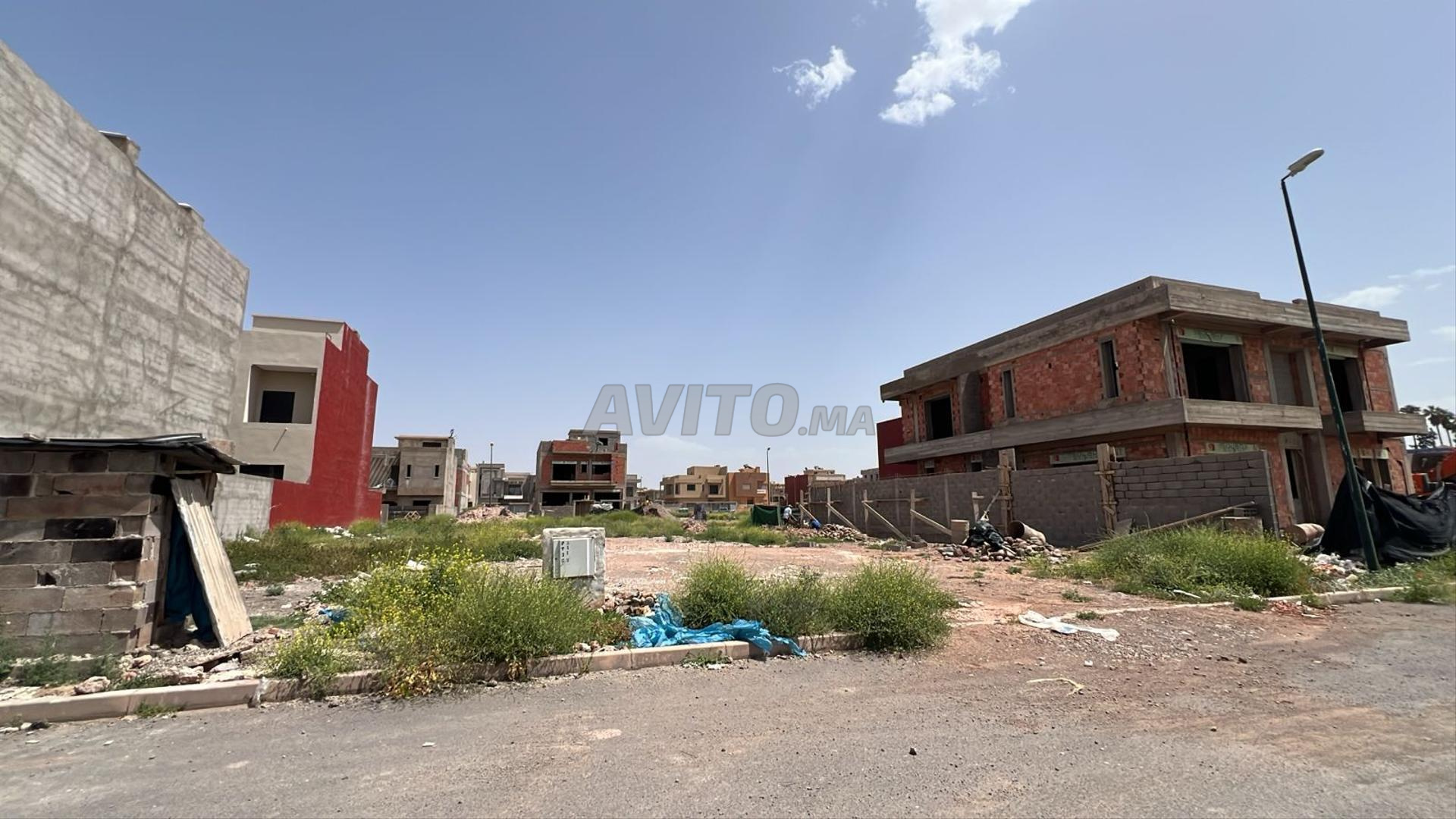 أرض للبيع 389 م² ثلاث واجهات في مراكش حي النخيل تارغا — Photo 15