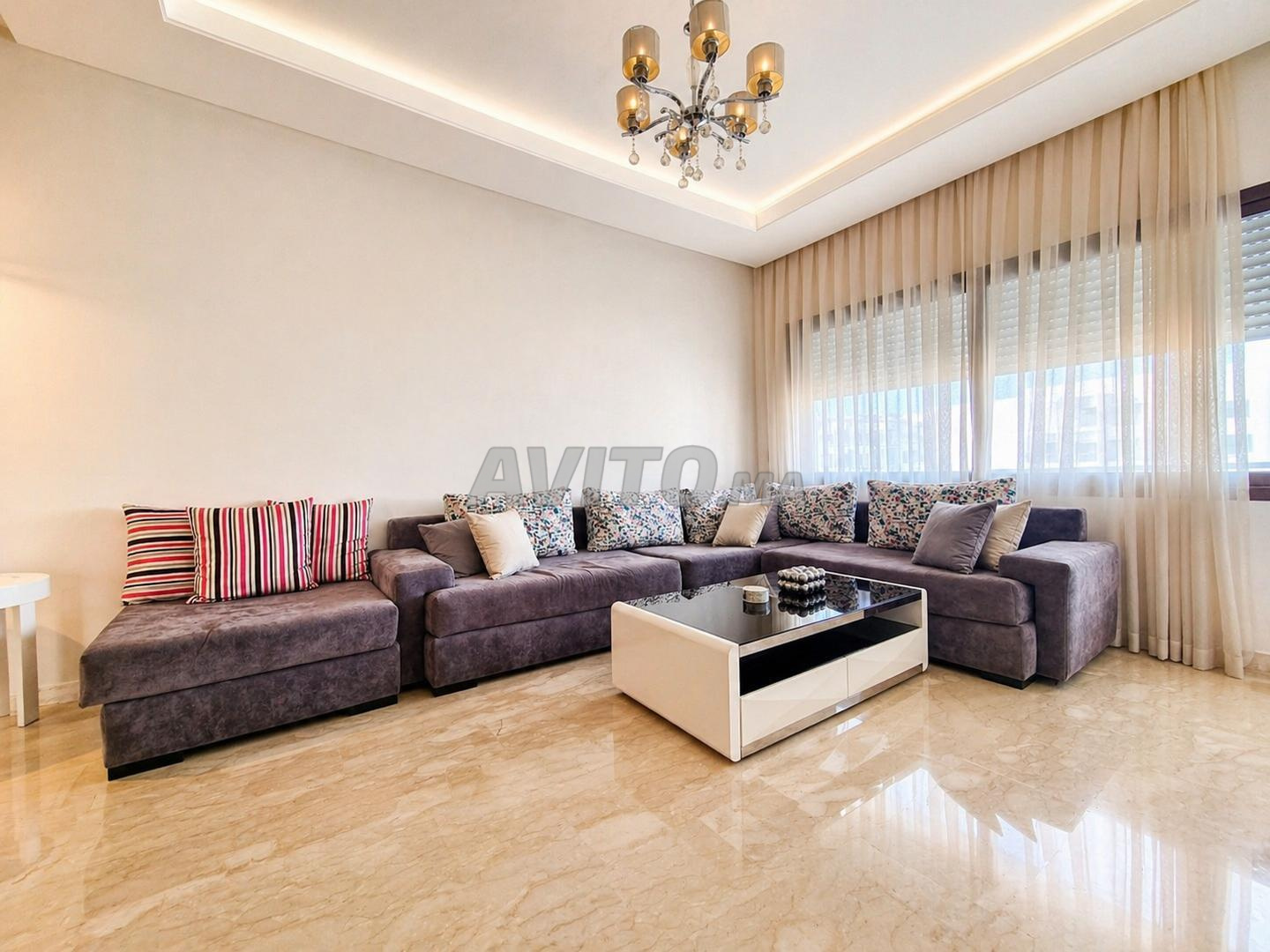 Appartement meublé 107 m² à louer à Casablanca, Maârif — Photo 4