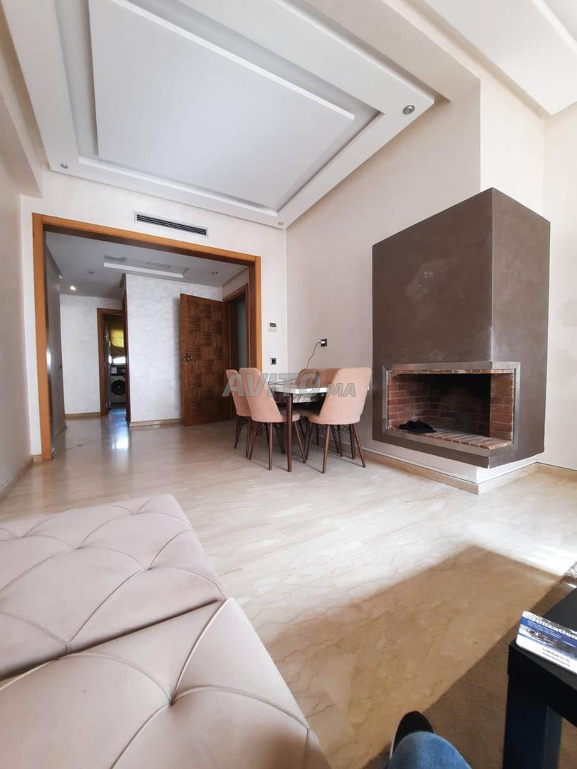 Furnished 90 m² apartment for rent in Casablanca, Bourgogne — Photo 12