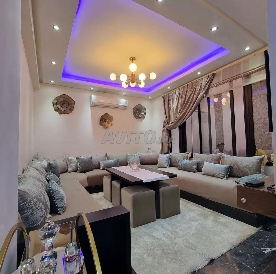 Appartement bien équipé cinéma à louer à Marrakech — Photo 14