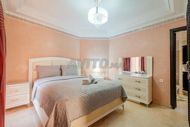 Appartement meublé avec piscine 100 m² à louer à Marrakech — Photo 4