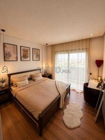 Furnished 2-room apartment with pool and gym for rent in Casablanca — Photo 6