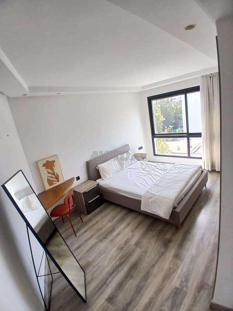 Furnished 50m² studio for rent in Casablanca, Riviera — Photo 5