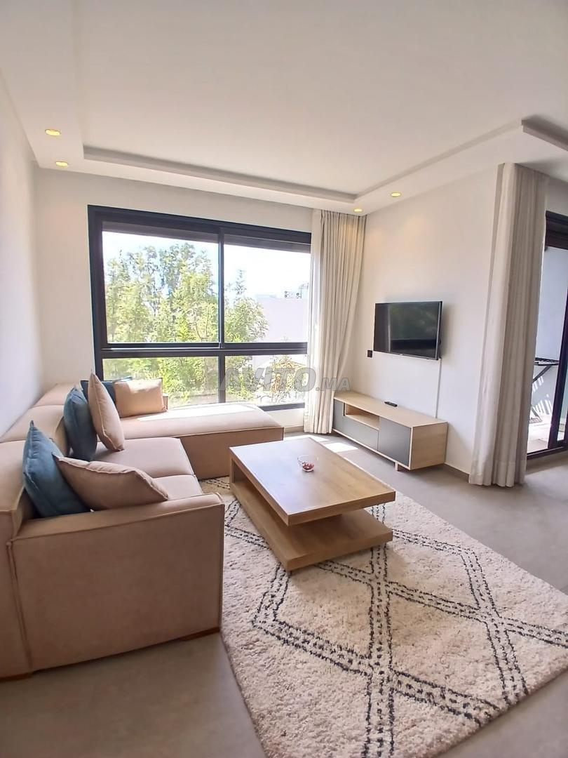 Furnished 50m² studio for rent in Casablanca, Riviera — Photo 7