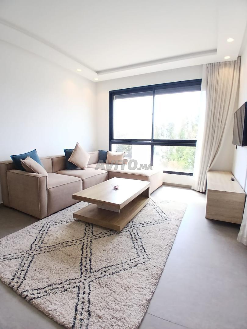 Furnished 50m² studio for rent in Casablanca, Riviera — Photo 9