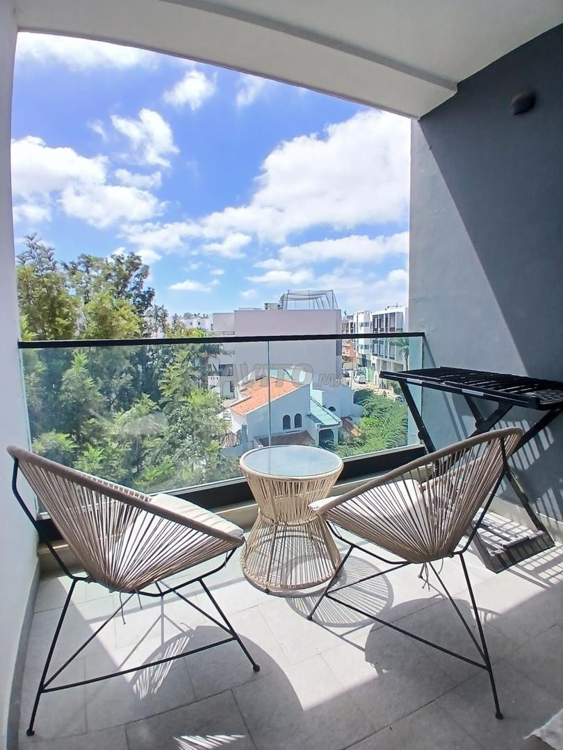 Furnished 50m² studio for rent in Casablanca, Riviera — Photo 13