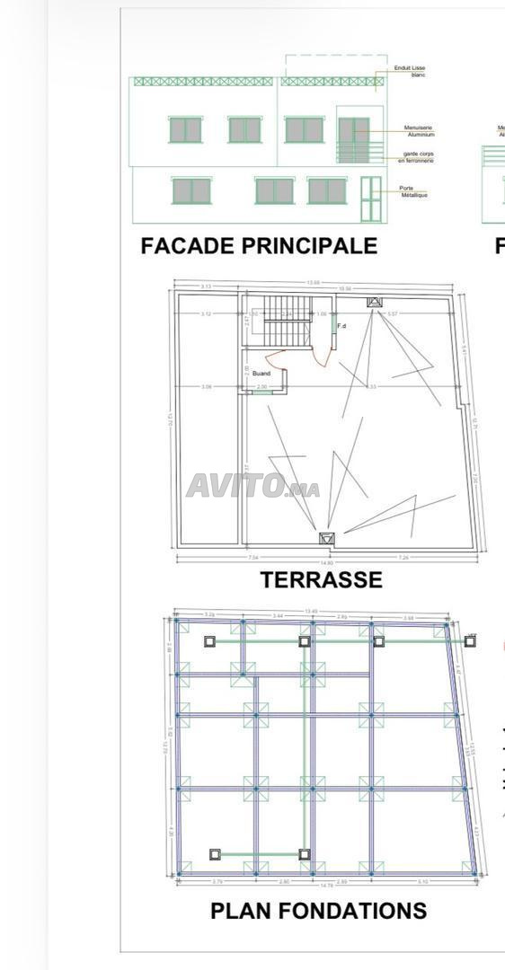 Terrain 178 m² à vendre à Sidi Bettache — Photo 3