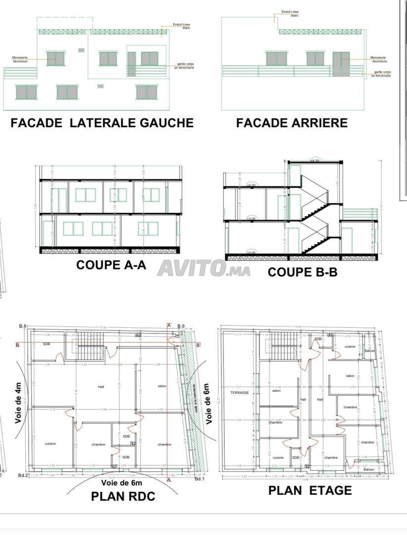 Terrain 178 m² à vendre à Sidi Bettache — Photo 5