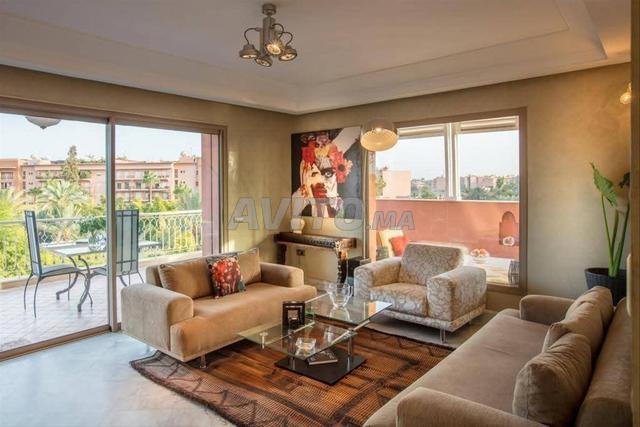 Furnished 3-bedroom apartment for rent in Marrakech Majorelle — Photo 5