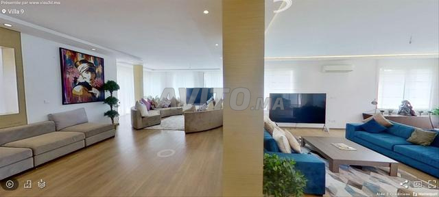 Villa de luxe à louer ou à vendre dans le quartier des Ambassadeurs, Rabat — Photo 8