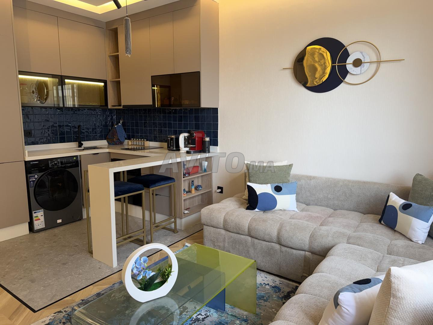Furnished Studio 40 m² for Rent in Palmier Casablanca — Photo 4