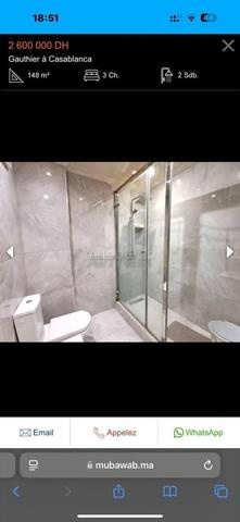 شقة 150 م² للإيجار في الدار البيضاء (المعاريف) — Photo 3