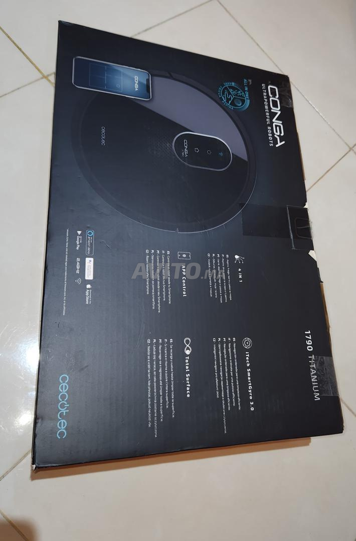 Aspirateur robot Cecotec Conga 1790 Titanium à vendre — Photo 11
