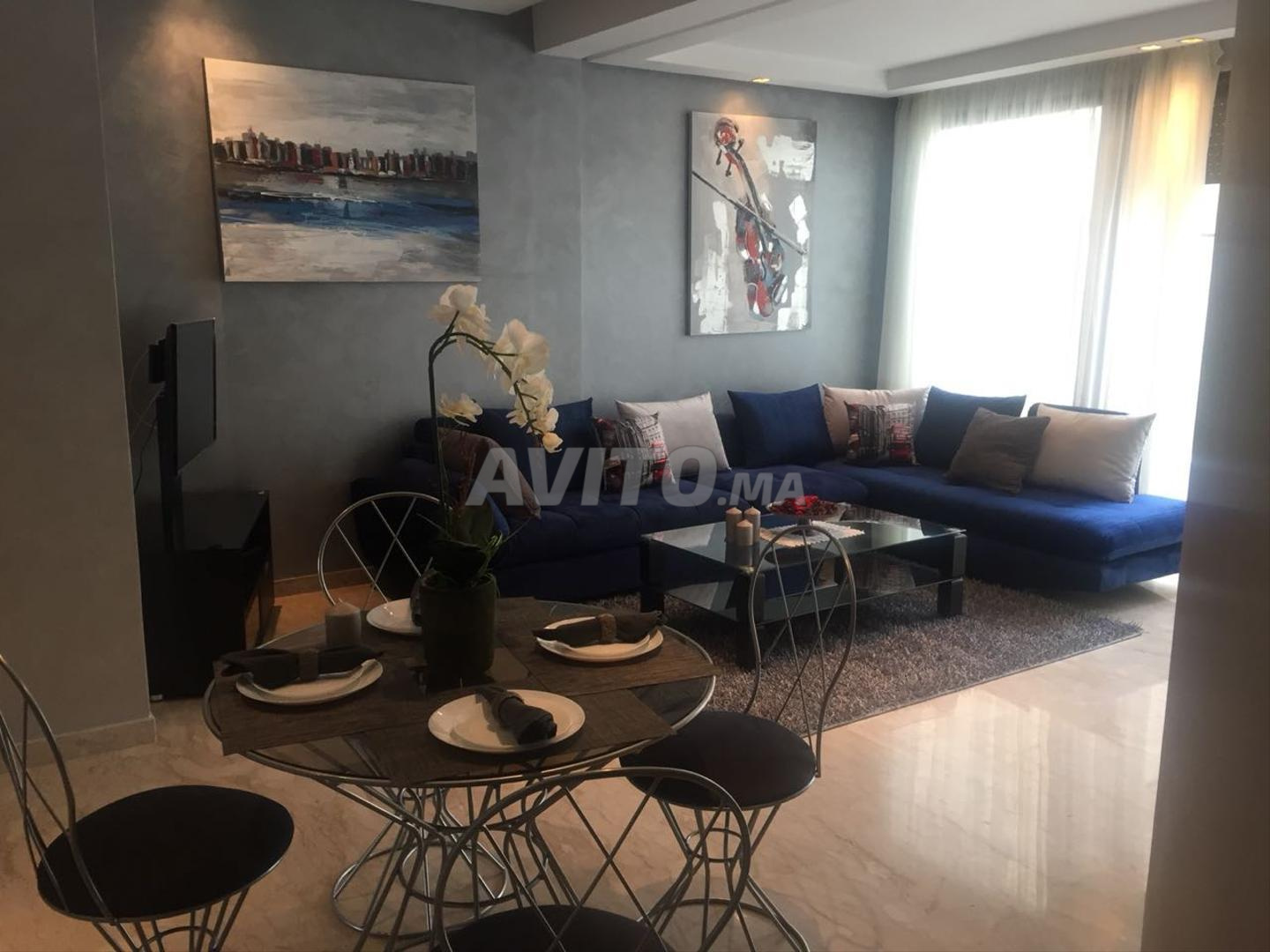 شقة للايجار 60م² في الدار البيضاء Maarif — Photo 3